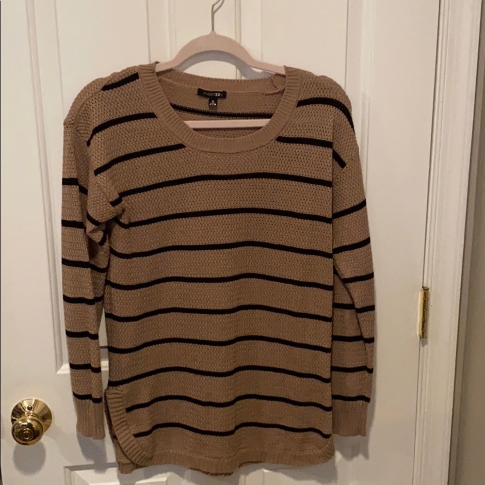 Striped sweater. Light weight. Perfect for fall!